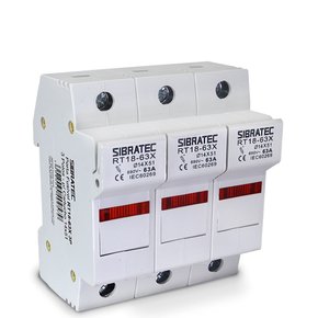 Porta Fusível Cartucho RT18-63 14x51mm | até 63A 2 Polos