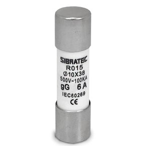 D EＦI MUTHOS Ｄu ro 100H Fusível Cartucho Retardado 10x38mm | 500V 100KA | GG RO15 16A