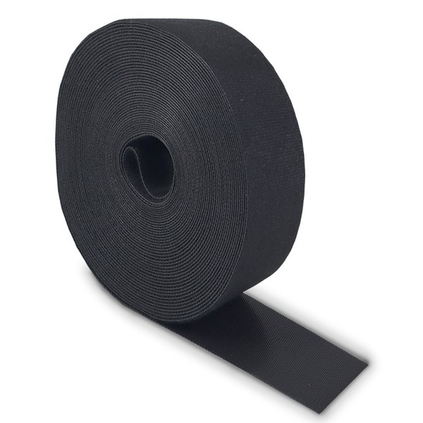 fita velcro organizador de cabos cor preto rolo 10m x 40mm 1