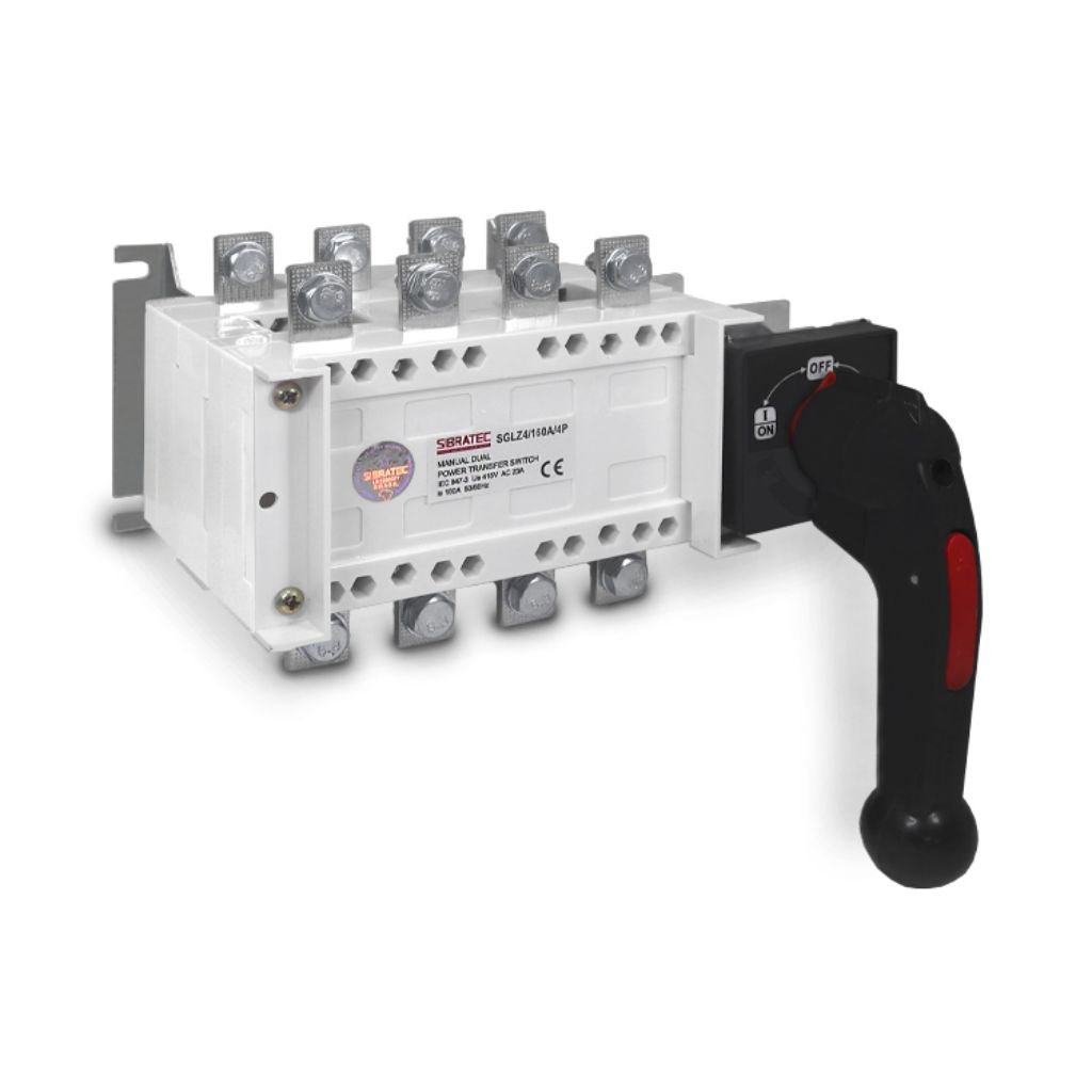 Chave Transf. Manual 3 Posições Sem Carga Tetrapolar Mini 100A