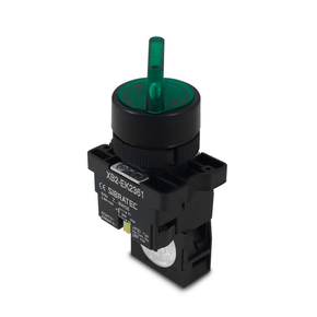 Chave Seletora Iluminada EK3365 3 Posições Verde 24V
