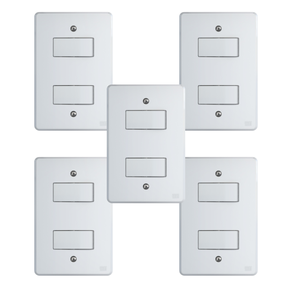 Kit Conjunto Interruptor 4x2 | 1 Tecla Simples 10A 250V