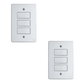 Kit Conjunto Interruptor 4x2 | 1 Tecla Simples 10A 250V