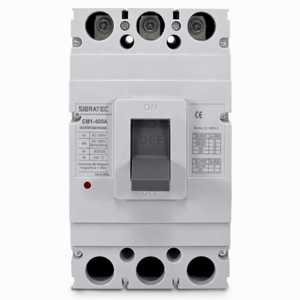 Disjuntor Trifásico | Caixa Moldada CM1 400L | 400A