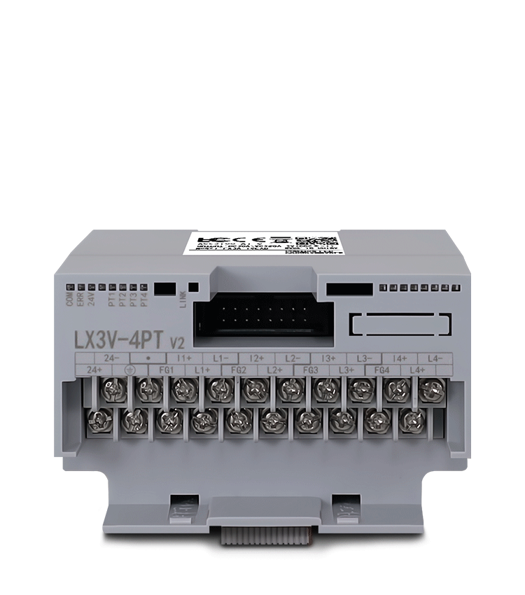 Módulo Expansão CLP Wecon-LX3V-4PT 24Vcc | 4 Entradas PT100
